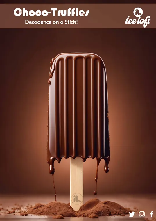 Choco Truffles milky ice cream